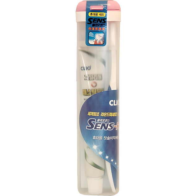 Набор дорожный (зубная паста + щетка) Clio Toothbrush